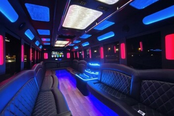 Akron Limousine Bus Interior