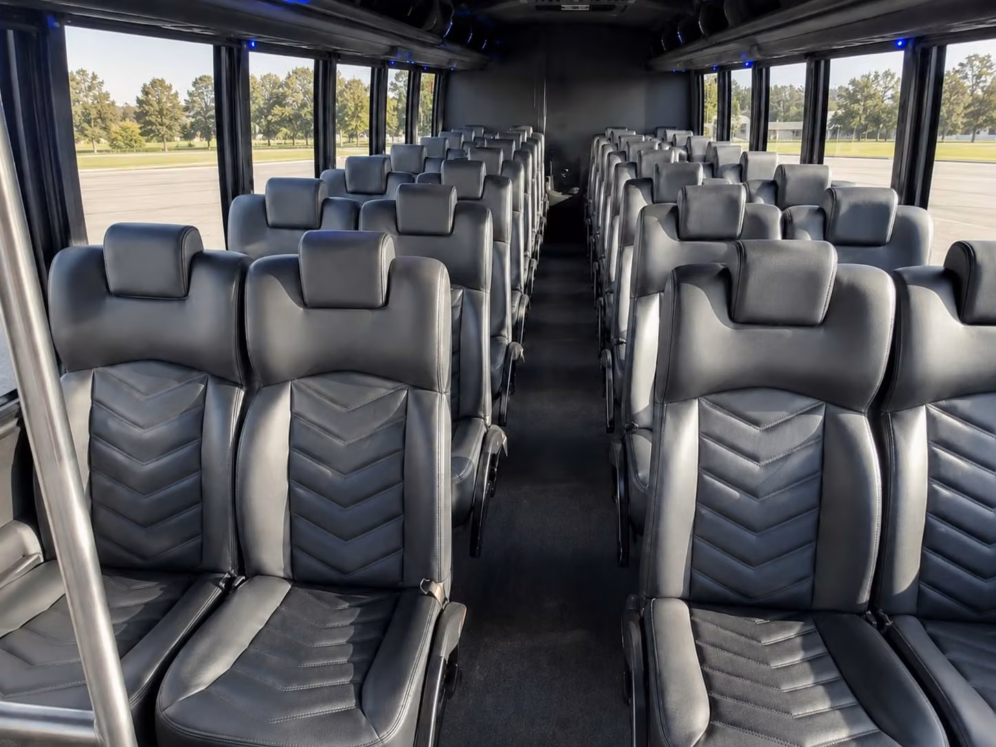 20 passenger minibus interior