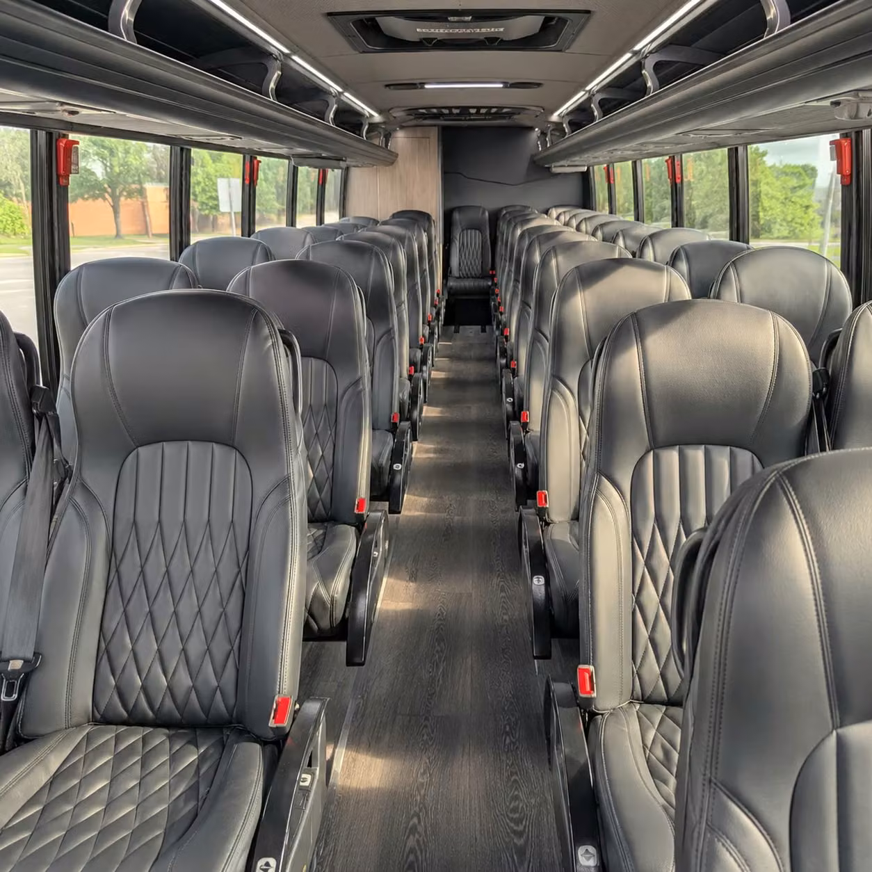 28 passenger minibus inside