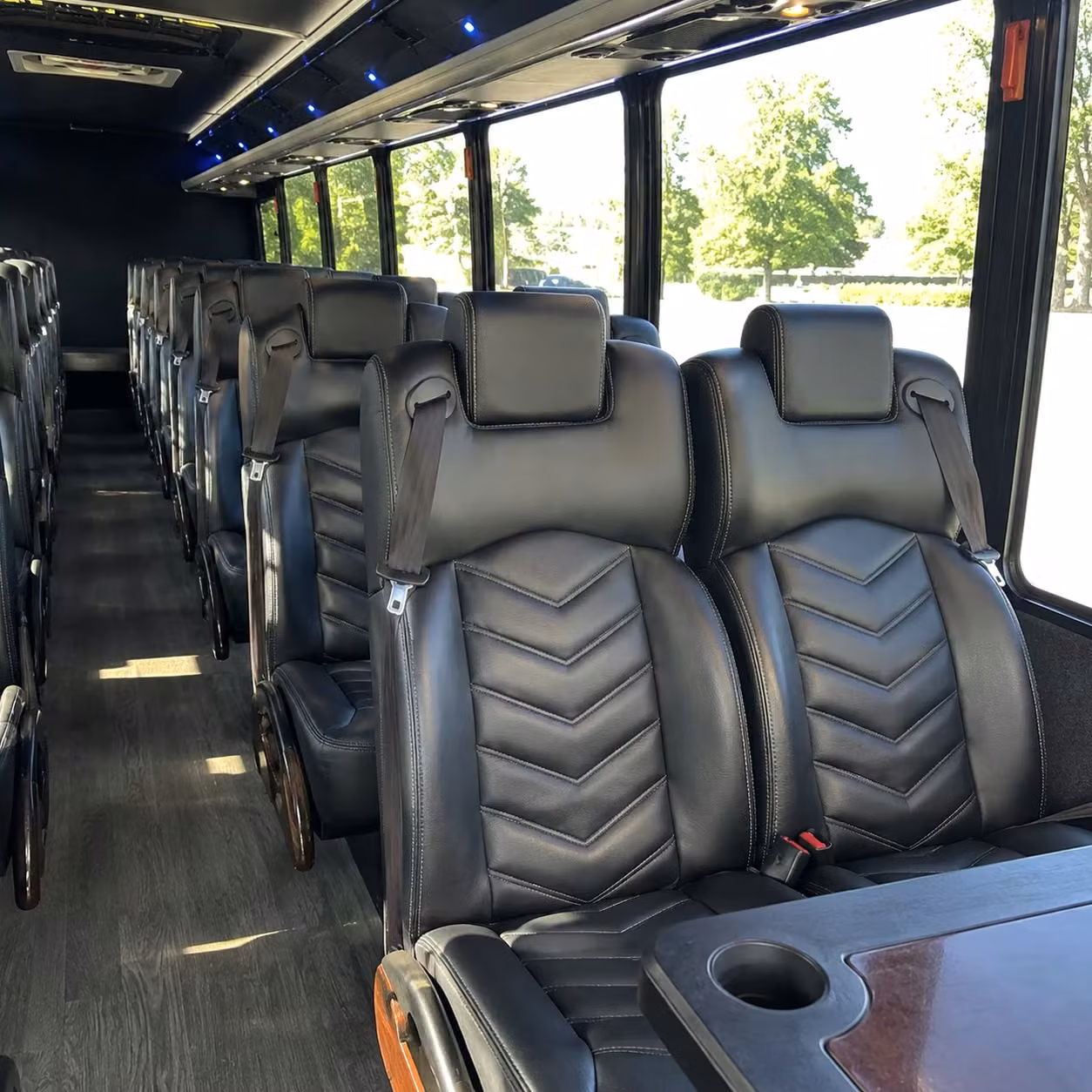35 passenger minibus interior
