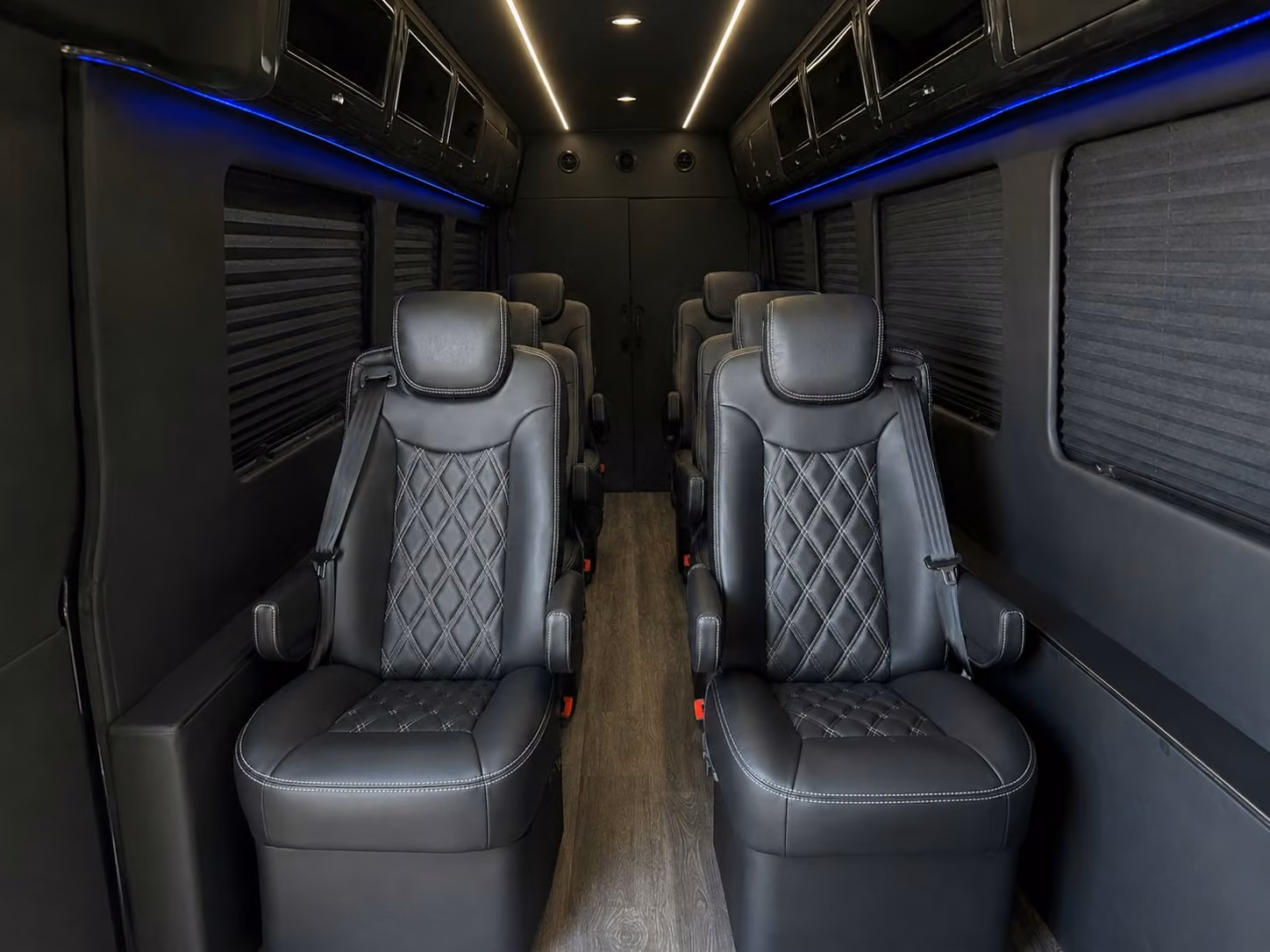 for easy bridal party transportation in akron a sprinter van or minibus hits different