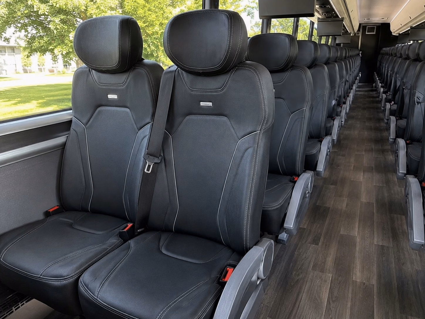 how bus type changes charter bus prices in akron ohio