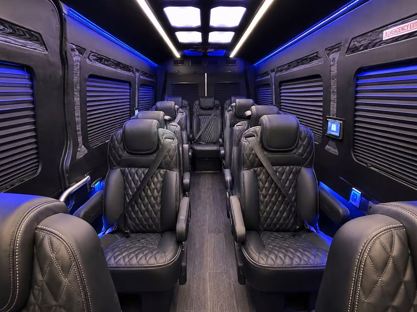 sprinter van with driver inside